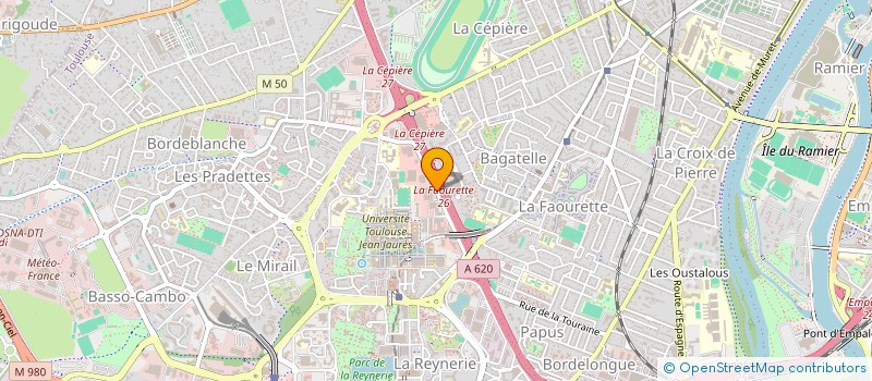 localisation de l'entreprise ORPER  TOULOUSE