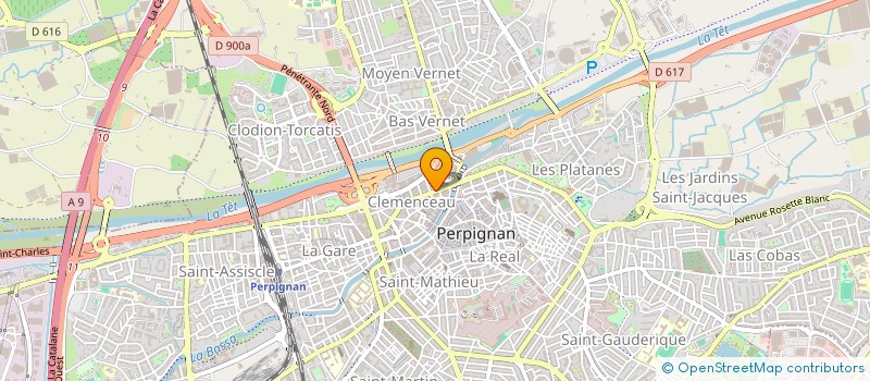 localisation de l'entreprise ORPER  PERPIGNAN