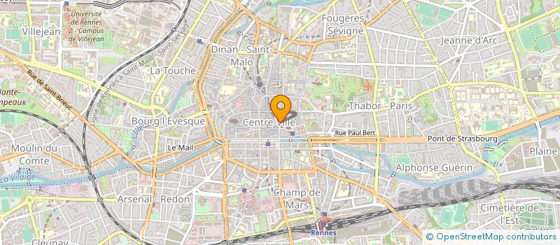 localisation de l'entreprise ORPER - PRIEUR  RENNES