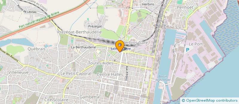 localisation de l'entreprise ORPH CHEM FER TERRIT OUTRE MER à SAINT-NAZAIRE