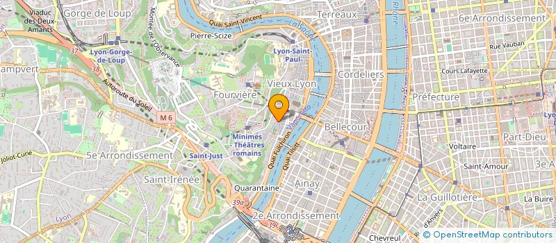 localisation de l'entreprise ORPHARION  LYON