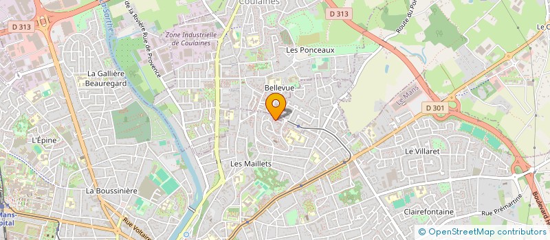 localisation de l'entreprise ORPHE MONDO à LE MANS