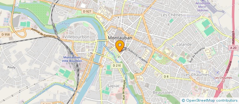 localisation de l'entreprise ORPHEA  MONTAUBAN