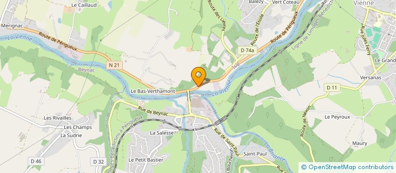 localisation de l'entreprise ORPHEE à ISLE