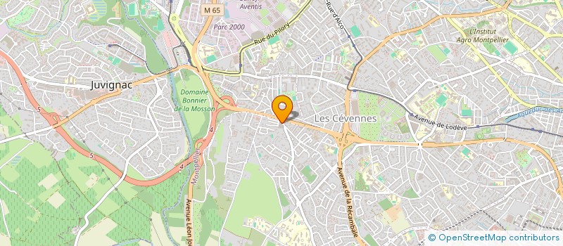 localisation de l'entreprise ORPHEE à MONTPELLIER