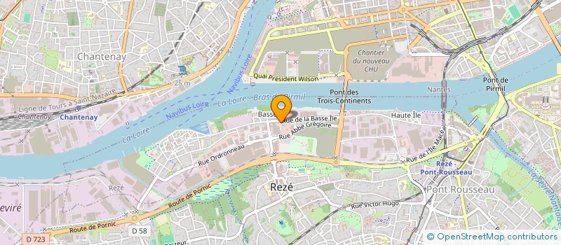 localisation de l'entreprise ORPHEE  REZE