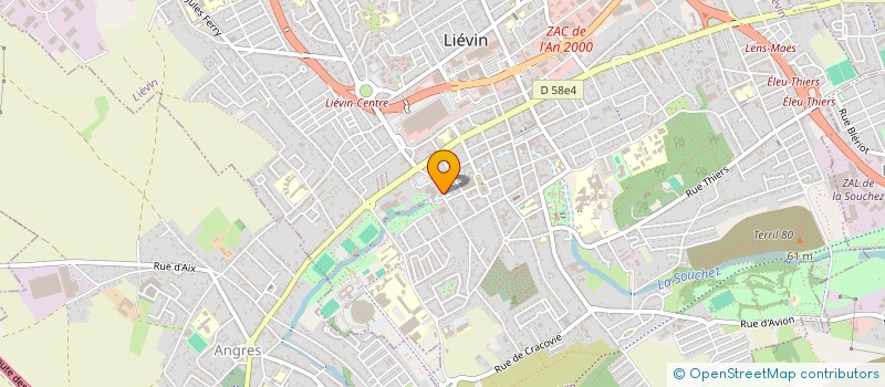 localisation de l'entreprise ORPHEE  LIEVIN