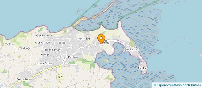 localisation de l'entreprise ORPHEE  PLEUBIAN