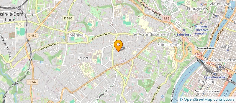 localisation de l'entreprise ORPHEE  LYON