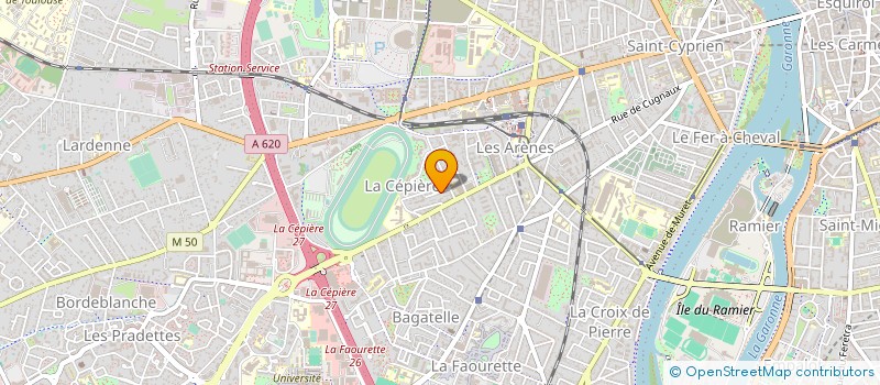 localisation de l'entreprise ORPHEE COMMUNICATION à TOULOUSE
