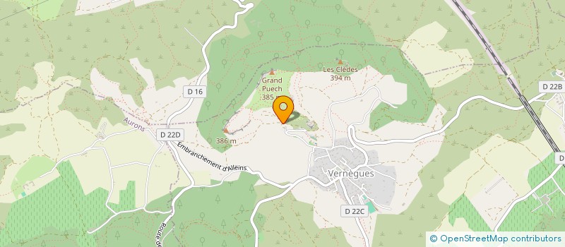 localisation de l'entreprise ORPHEE D'AMIENS  VERNEGUES