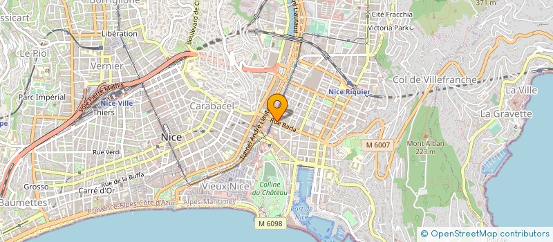localisation de l'entreprise ORPHEE GROUPE EXPERT à NICE
