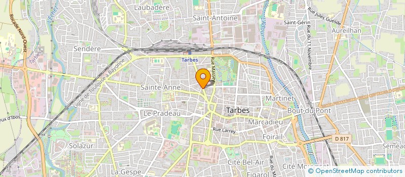 localisation de l'entreprise ORPHEE HI FI à TARBES