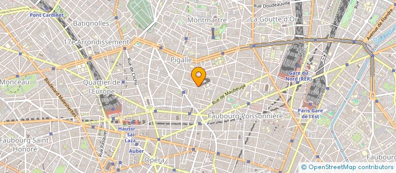 localisation de l'entreprise ORPHEE PRODUCTIONS  PARIS