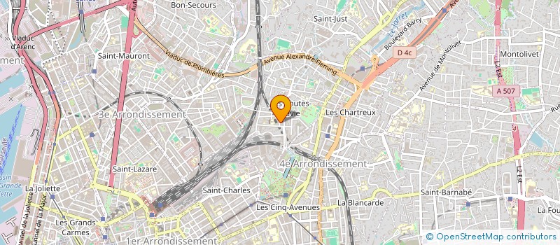 localisation de l'entreprise ORPHEE PRODUCTIONS  MARSEILLE