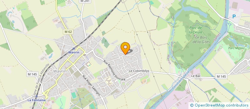 localisation de l'entreprise ORPHEL  WAVRIN