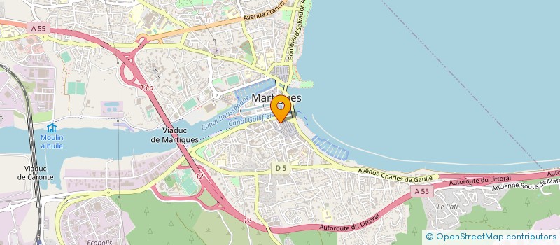 localisation de l'entreprise ORPHELIE  MARTIGUES