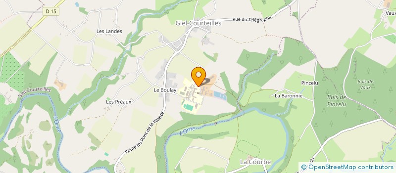 localisation de l'entreprise ORPHELINAT AGRICOLE DE GIEL à GIEL-COURTEILLES