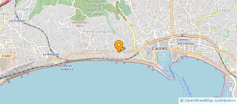 localisation de l'entreprise ORPHELINAT DE LA STE FAMILLE à CANNES