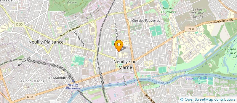 localisation de l'entreprise ORPHELINAT HOSANNA à NEUILLY-SUR-MARNE