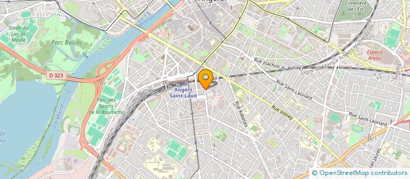 localisation de l'entreprise ORPHELINAT MUTUAL DE LA POLICE à ANGERS