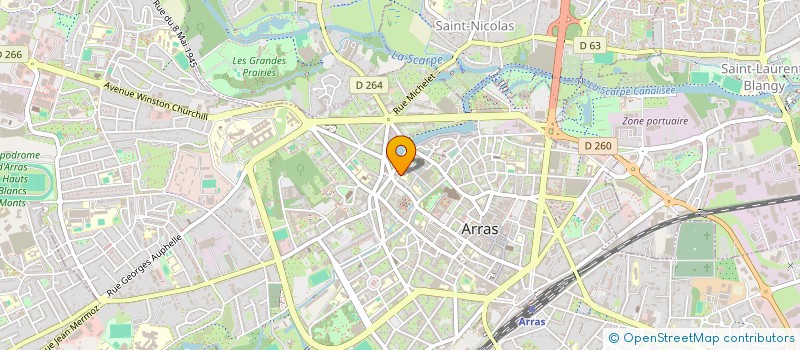 localisation de l'entreprise ORPHELINAT SAINT CHARLES à ARRAS