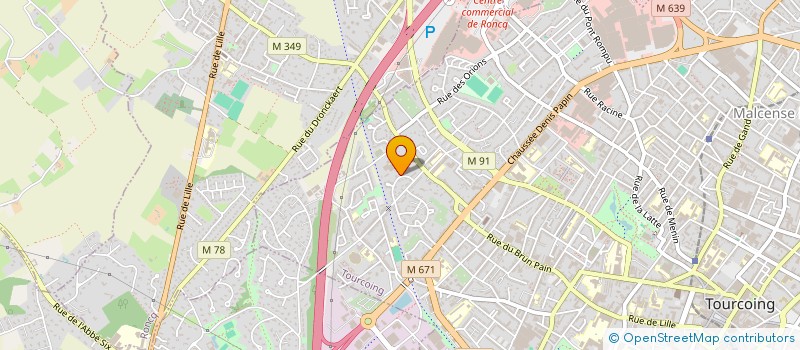 localisation de l'entreprise ORPHELINS DU MONDE à TOURCOING