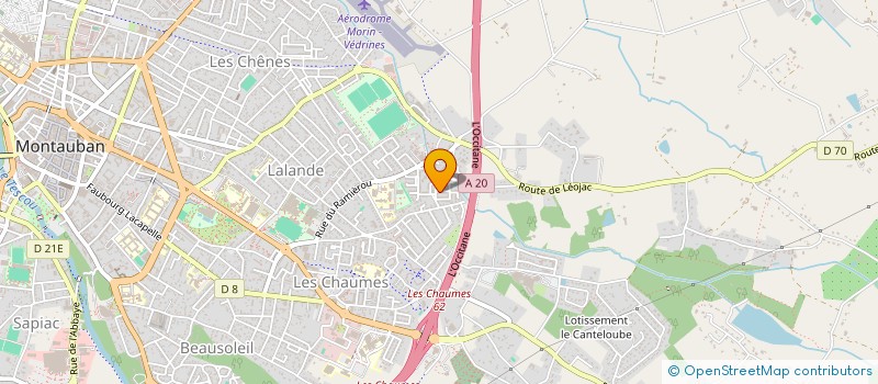 localisation de l'entreprise ORPHELINS DU MONDE  MONTAUBAN