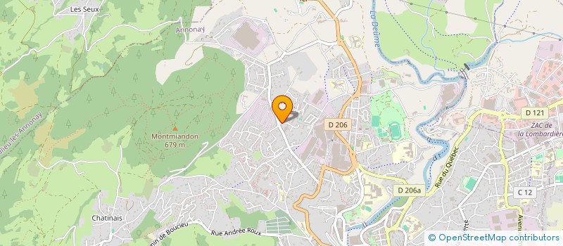 localisation de l'entreprise ORPHELINS, ENFANTS DU TENNIS à ANNONAY