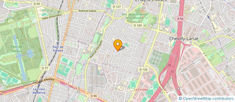 localisation de l'entreprise ORPHEO  L'HAY-LES-ROSES