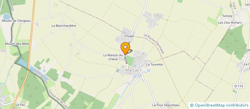 localisation de l'entreprise ORPHEO FRANCE  MARCAY