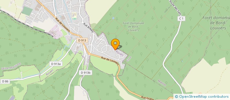 localisation de l'entreprise ORPHEON MIXTE DE SAINT PIERRE LES ELBEUF  SAINT PIERRE LES ELBEUF