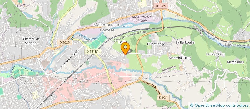 localisation de l'entreprise ORPHEROUX à MALEMORT