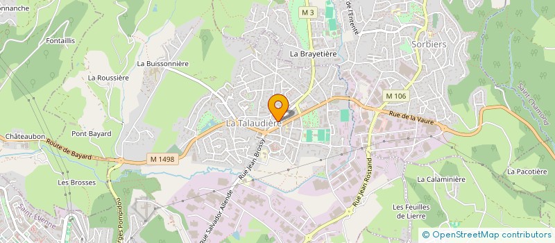 localisation de l'entreprise ORPHEUS  LA TALAUDIERE