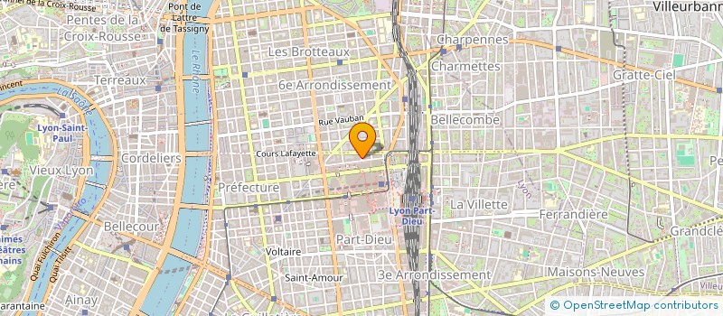 localisation de l'entreprise ORPHEUS ABDMP  LYON