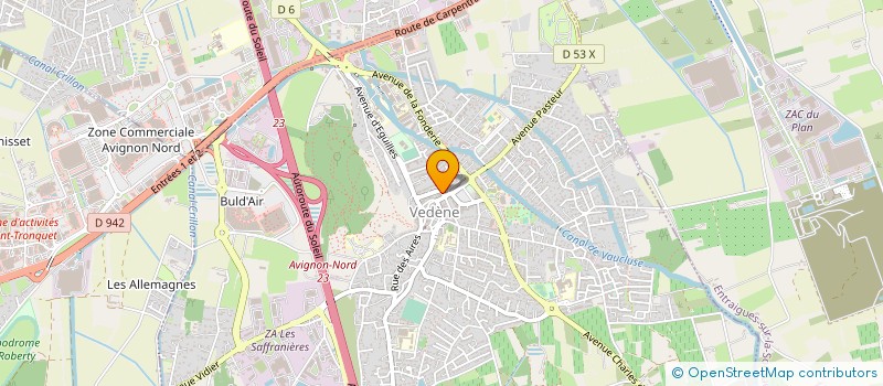 localisation de l'entreprise ORPI PROVENCE à MANOSQUE
