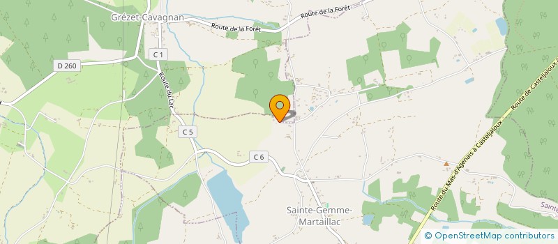 localisation de l'entreprise ORPY INGENIERIE  SAINTE-GEMME-MARTAILLAC