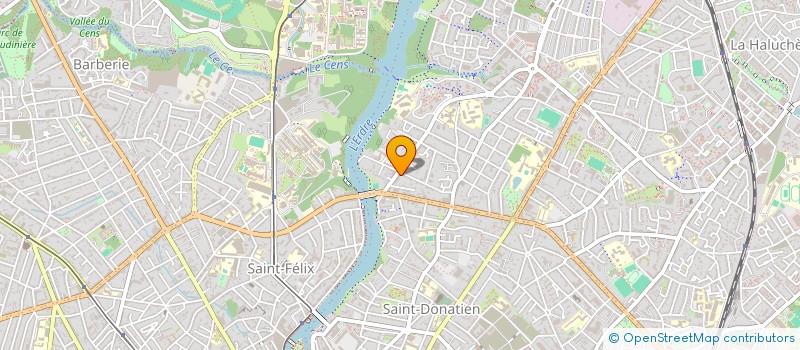 localisation de l'entreprise ORQUE à NANTES