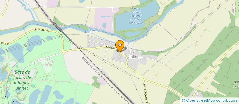 localisation de l'entreprise ORQUERA-BRUN  JABLINES