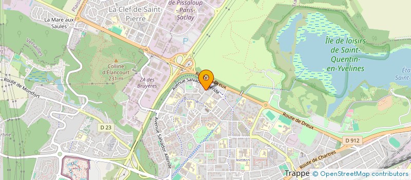 localisation de l'entreprise ORRA  TRAPPES