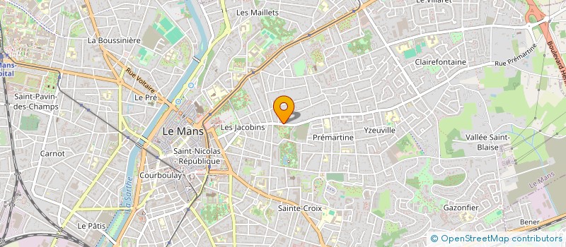 localisation de l'entreprise ORREAGA  LE MANS