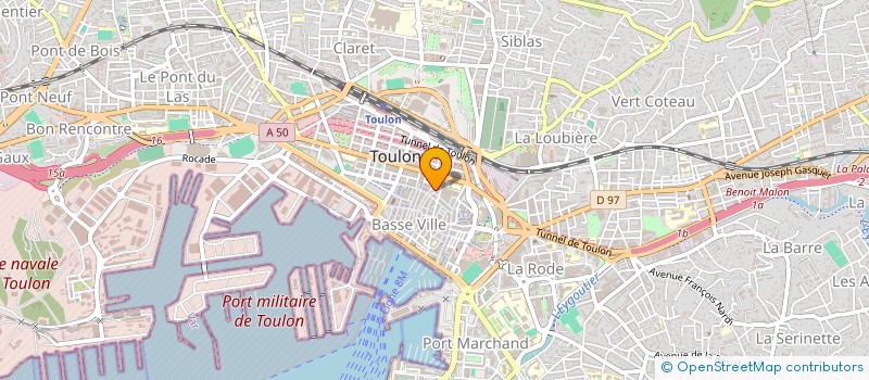 localisation de l'entreprise ORRI  TOULON