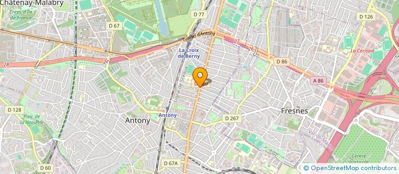 localisation de l'entreprise ORRIGIN à ANTONY