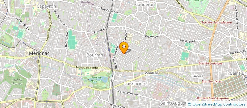 localisation de l'entreprise ORRO IMMOBILIER à BORDEAUX