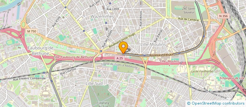 localisation de l'entreprise ORSA EVENTS à LILLE