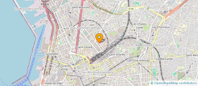 localisation de l'entreprise ORSA INGIENERIE à MARSEILLE