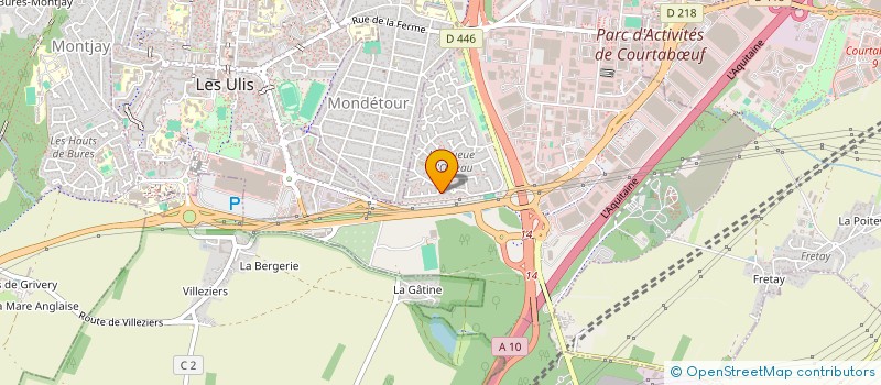 localisation de l'entreprise ORSAFI à LES ULIS
