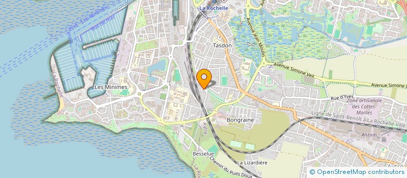 localisation de l'entreprise ORSAGO IMMO  LA ROCHELLE