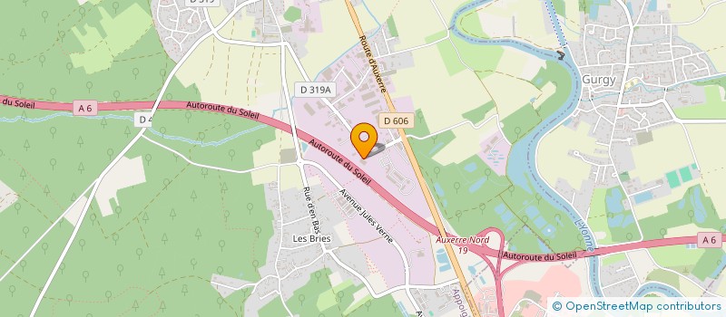 localisation de l'entreprise ORSALIS  APPOIGNY