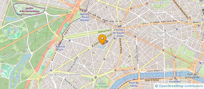 localisation de l'entreprise ORSAMUEL  PARIS